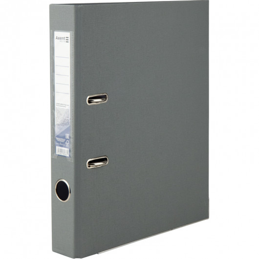 Регистратор 5см. А4 (PP), односторонний, сер. Axent Delta - фото 5