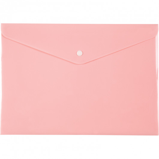 Папка на кнопке, А4, Pastelini, розовая Axent - фото 4