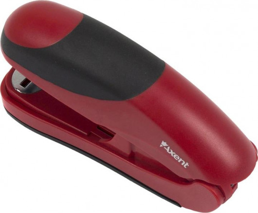 Степлер 24/6 Ocean, 25арк., глибина 43мм., пластик., черв. Axent - фото 4