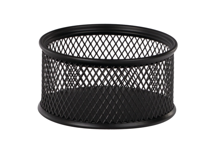 Подставка для скрепок 80x80x40 мм, металлическая, черн. Axent - фото 4