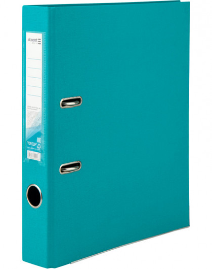 Регистратор 5см. А4 (PP), двусторонний, бирюз. Axent Delta - фото 6