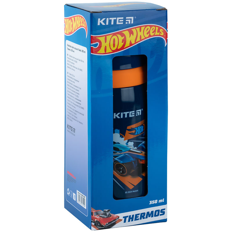 Термос 350 мл, «Hot Wheels» Kite - фото 4
