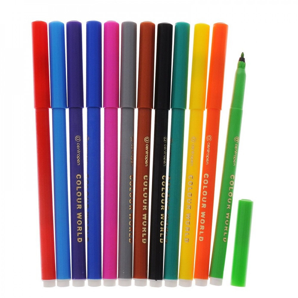 Фломастеры, 12цв., 7550, ассорт. Centropen - фото 5