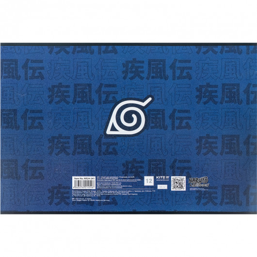 Зошит для малювання, 12 арк., скоба, гібр. лак + УФ лак, «Naruto» Kite — фото 8