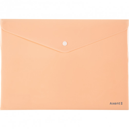Папка на кнопке, А4, Pastelini, персиковая Axent - фото 5