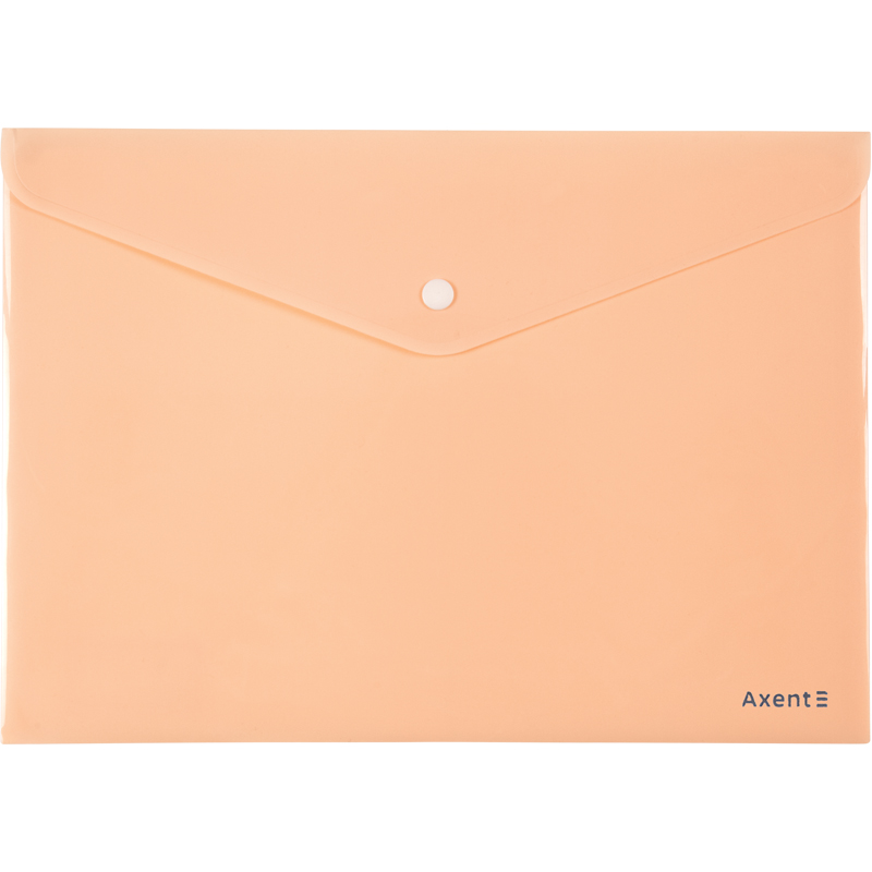 Папка на кнопке, А4, Pastelini, персиковая Axent - фото 5