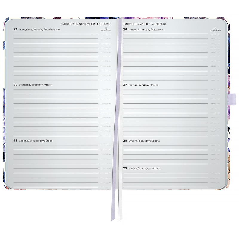 Еженедельник 2026 Partner 125*195мм, Violet Whispers Axent - фото 4