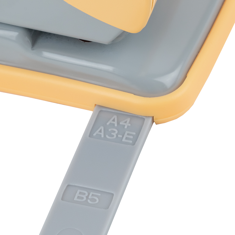 Діркопробивач на 2 отвори, до 30 аркушів Exakt-2 Earth colors, металевий, жовт. Axent — фото 4