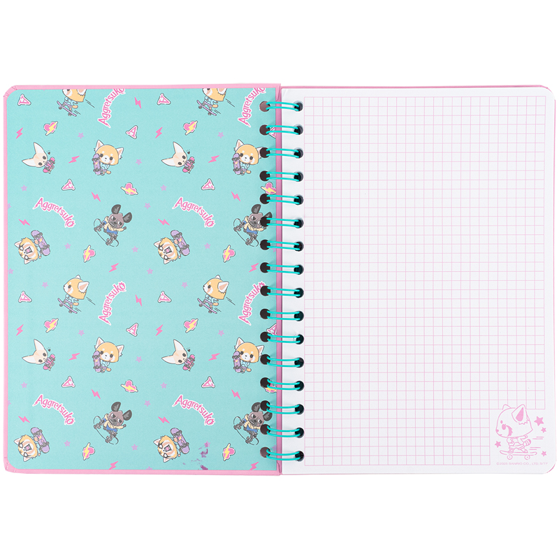 Блокнот на спирали А5, 80 лист., кл., Aggretsuko (AR25-190) Kite - фото 4