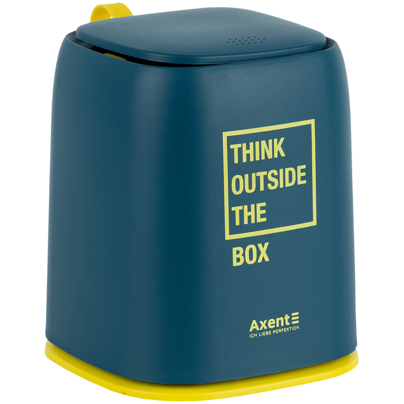 Настольный контейнер для мусора, прямоугольный, синий индиго Axent - фото 7