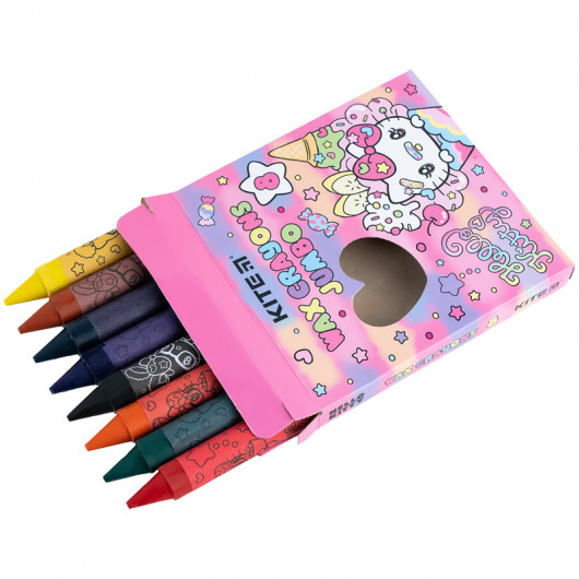 Мел восковой Jumbo, 8 цветов Hello Kitty Kite - фото 3