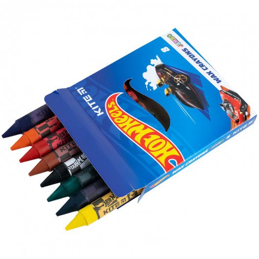 Крейда воскова Jumbo, 8 кольорів Hot Wheels Kite — фото 3