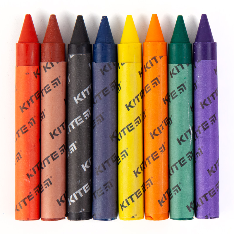 Крейда воскова Jumbo, 8 кольорів Kite Dogs Kite — фото 2