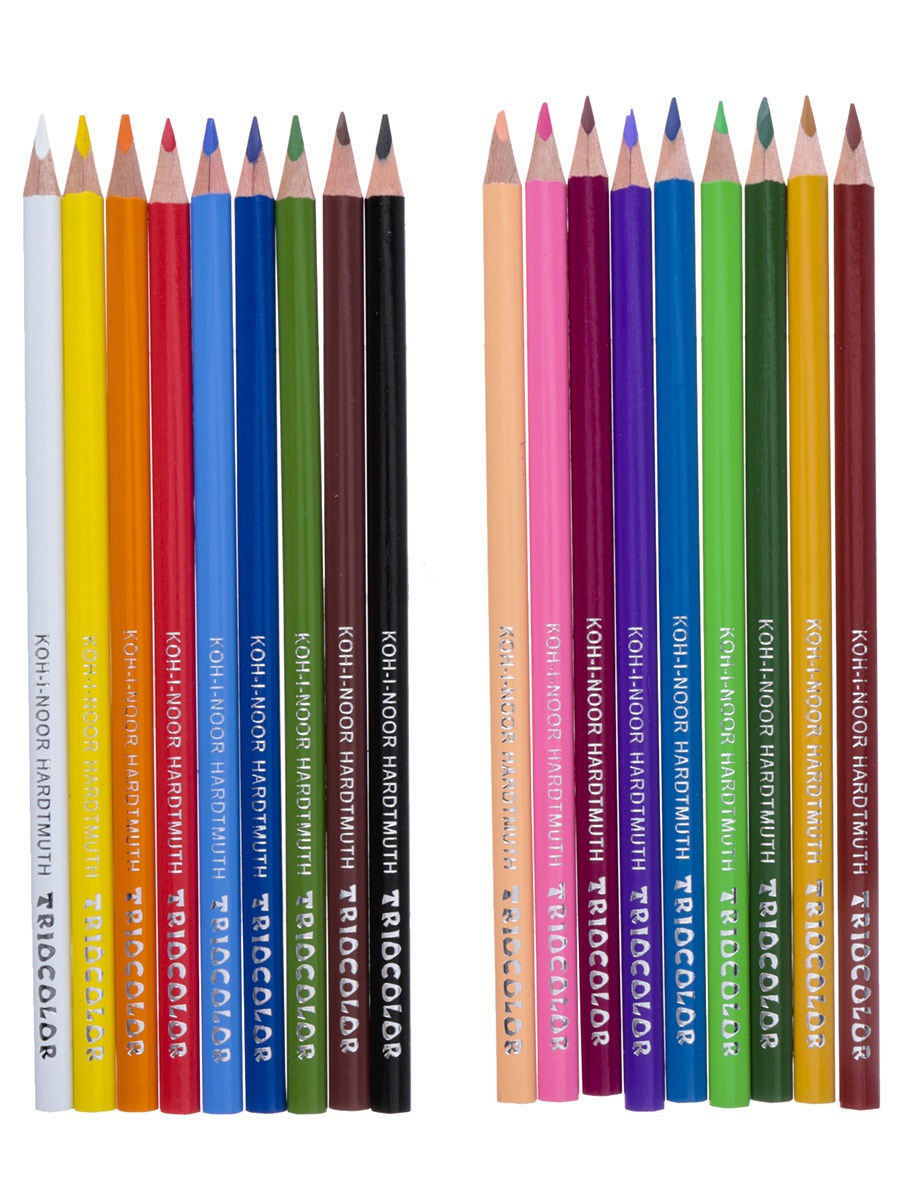 Карандаши цветные, 18цв., TRIOCOLOR Koh-i-noor - фото 9