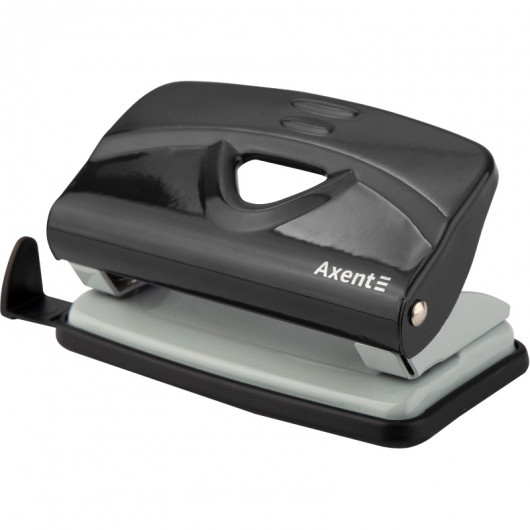 Дырокол на 2 отверстия, до 10 листов Exakt-2, металлический, черн. Axent - фото 5