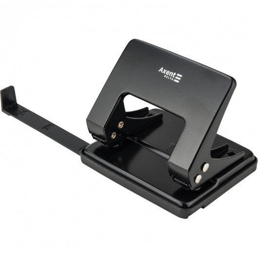 Дырокол на 2 отверстия, до 20 листов D3520, металлический, черн. Axent Delta - фото 4