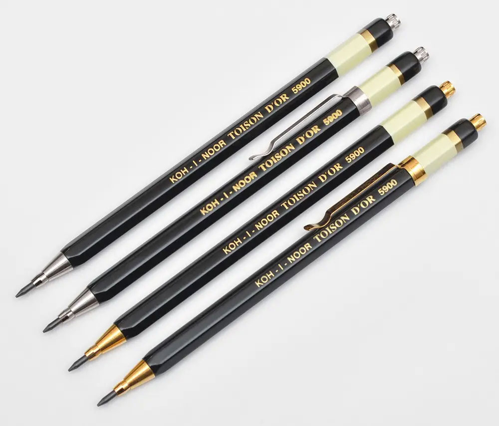 Олівець цанговий 2,0мм., Toison D'or 5900, металевий корпус Koh-i-noor — фото 5