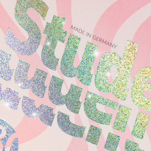 Колледж-блок А4 Premium, клетка, 80 листов, Happy Hippie, розов. Brunnen - фото 4