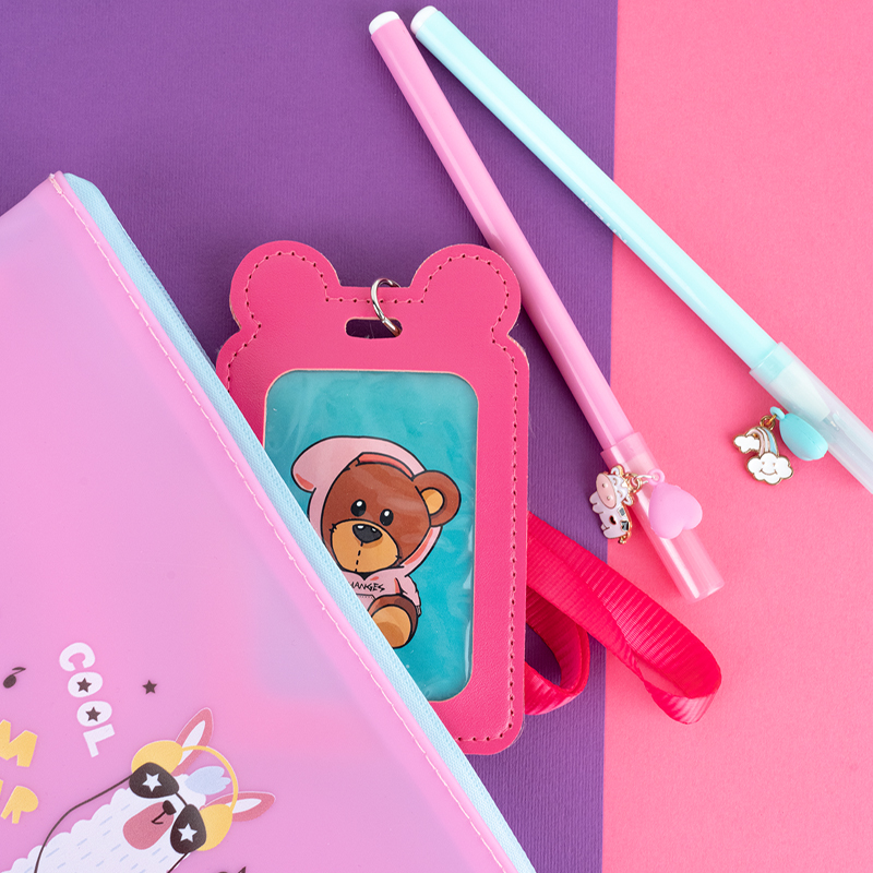 Бейдж на шнурке вертикальный, фуксия Kite - фото 7