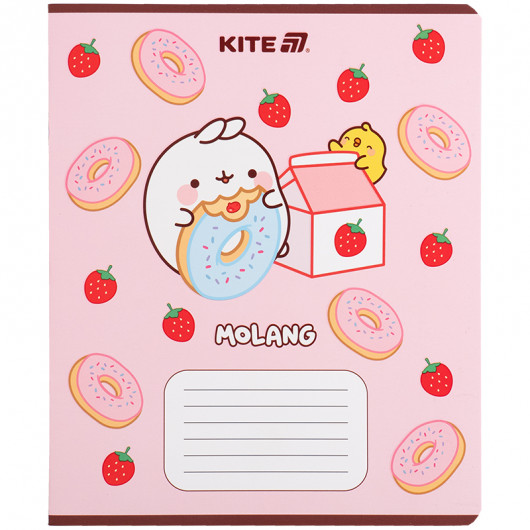 Тетрадь 18 лист., кл., софт тач + УФ лак, Molang (ML25-236) Kite - фото 16