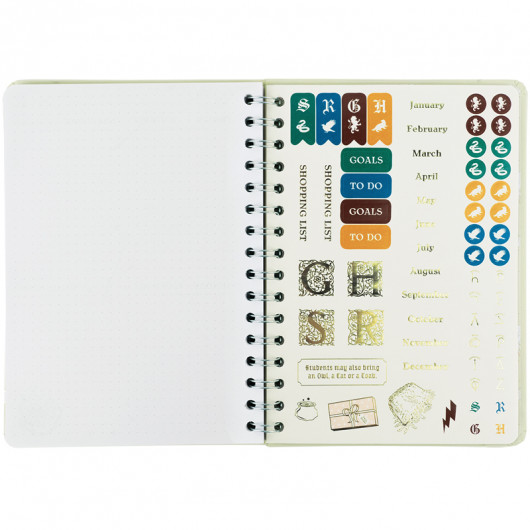 Щоденник на спіралі, тверда обкладинка, Harry Potter (HP25-438) Kite — фото 9