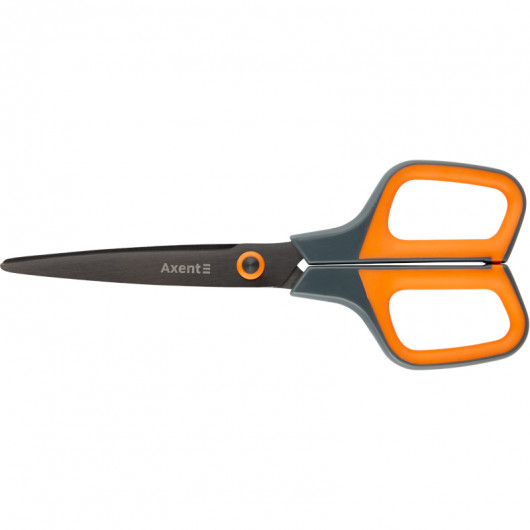 Ножиці 19см Titanium, сіро-помаранчеві Axent — фото 3