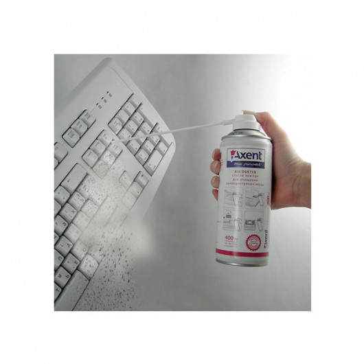 Сжатый воздух для очистки оргтехники, клавиатуры 400мл. (5306-A) Axent - фото 2