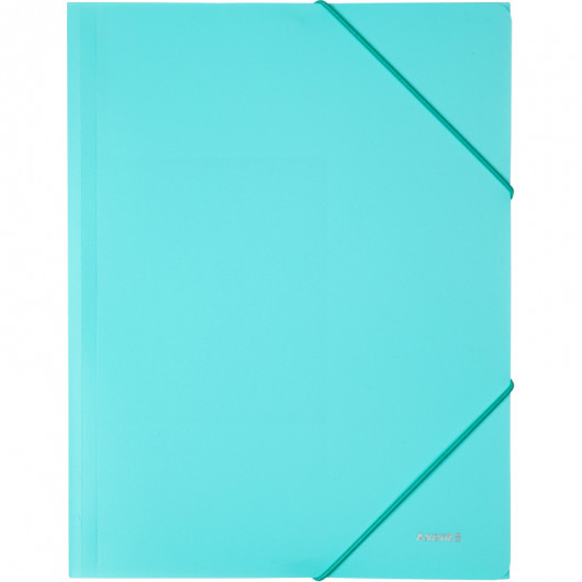 Папка на резинках, А4, Pastelini, мятная Axent - фото 1