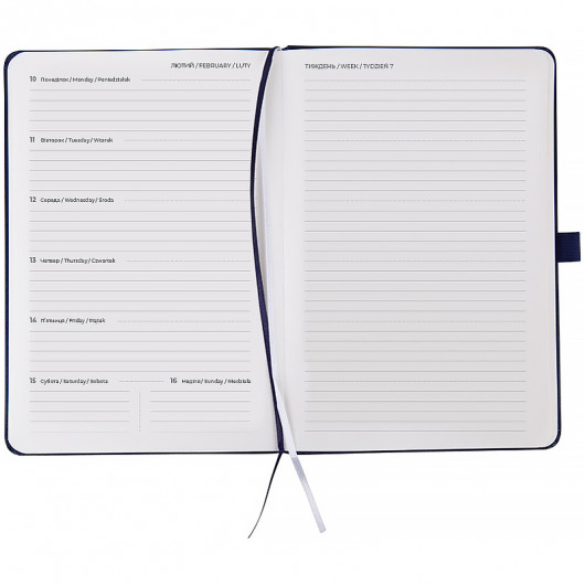 Еженедельник 2026 Prime Strong, 145*210, синий Axent - фото 5