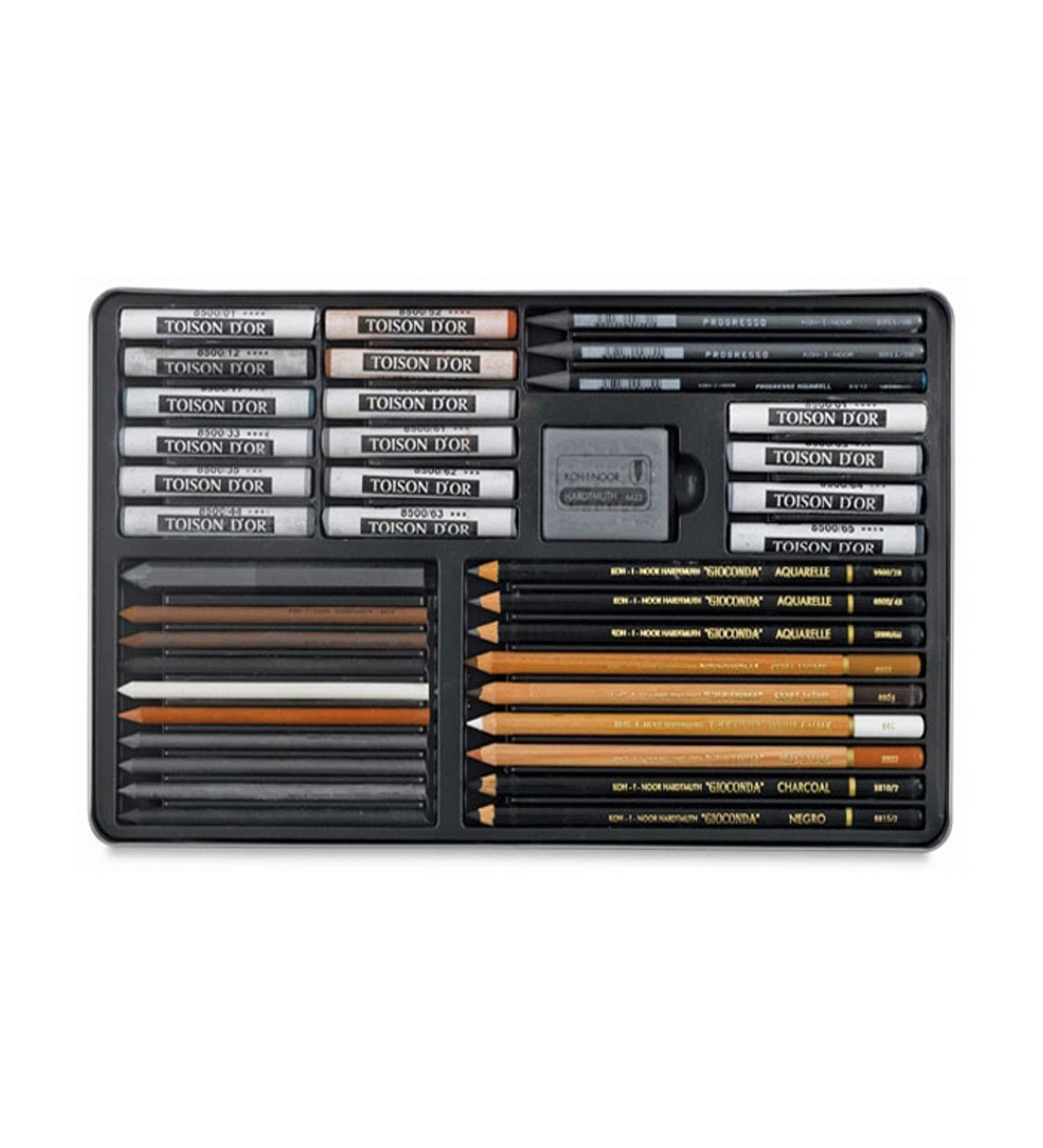 Набор художника Gioconda 8895, 39 предметов, деревянный пенал Koh-i-noor - фото 4