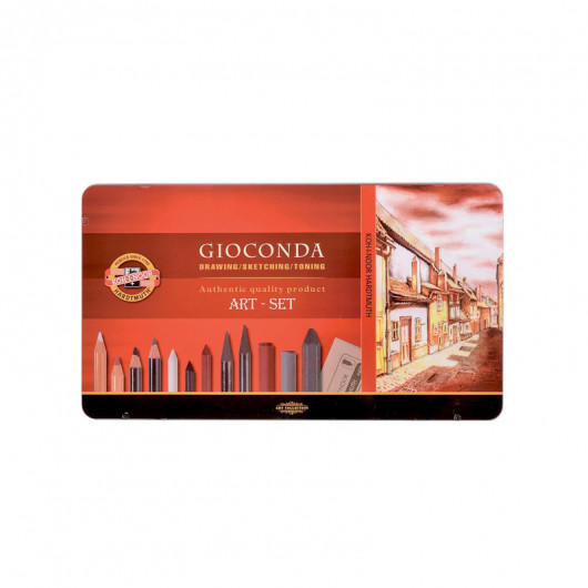 Набор художника Gioconda 8891, 39 предметов в металлическом пенале Koh-i-noor - фото 2