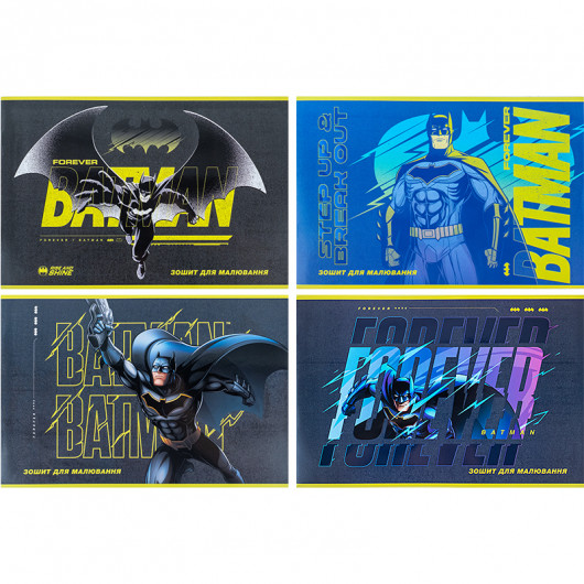 Тетрадь для рисования, 24л., скоба, гибр. лак + УФ лак, «DC Comics» Kite - фото 10