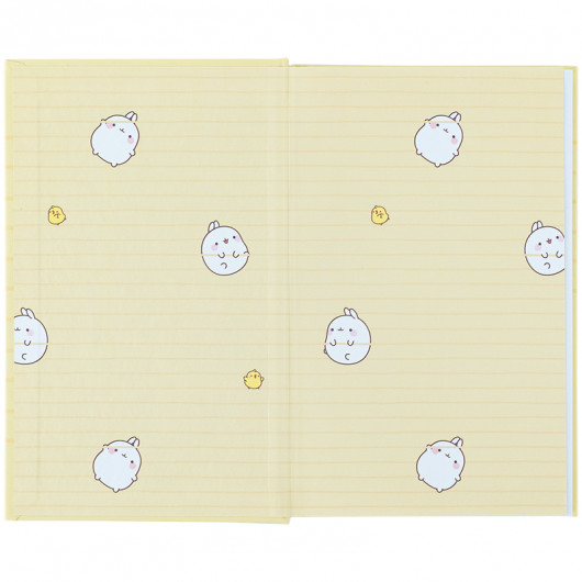 Книга записная твердая обложка А6, 80 лист., кл., Molang (ML25-199) Kite - фото 5