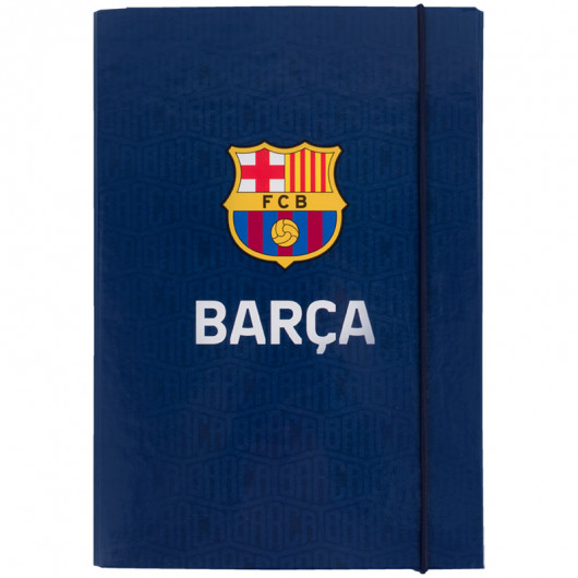 Папка для зошитів В5 на гумці картон, FC Barcelona (BC25-210) Kite — фото 4