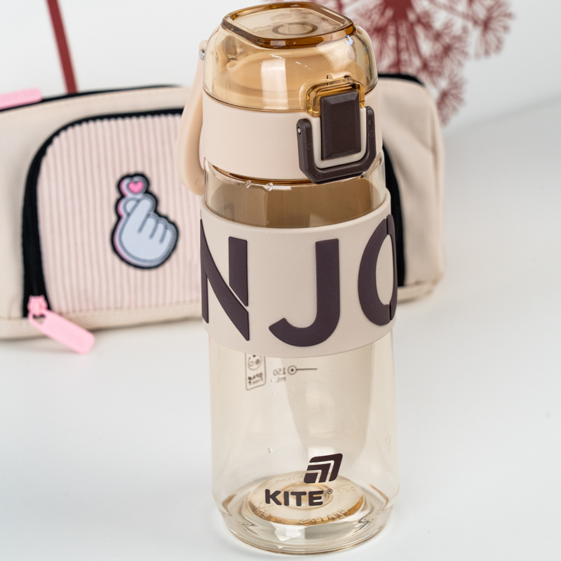 Пляшечка для води, 550 мл, коричнева (K25-1232-3) Kite — фото 7