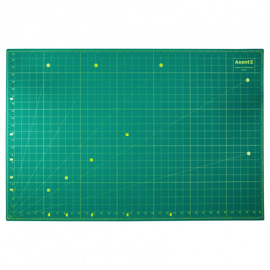 Коврик для резки самовосстанавливающийся PRO А1 (594*840мм.), пятислойный, толщина 3мм., зелен. Axent - фото 7