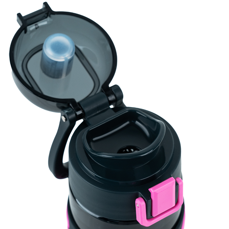 Пляшечка для води, 680 мл, чорно-рожева (K25-1233-3) Kite — фото 7