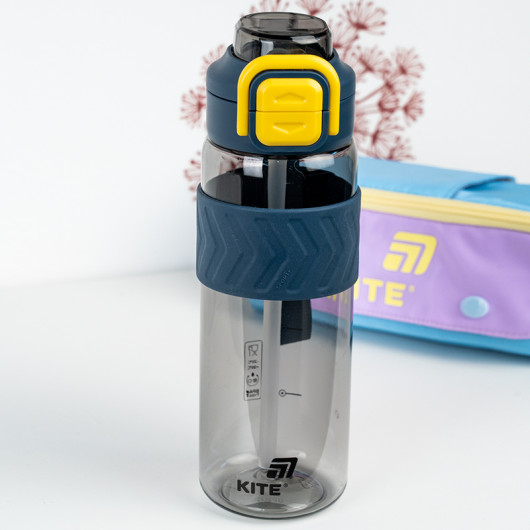 Пляшечка для води, 800 мл, сіро-жовта (K25-1234-1) Kite — фото 6