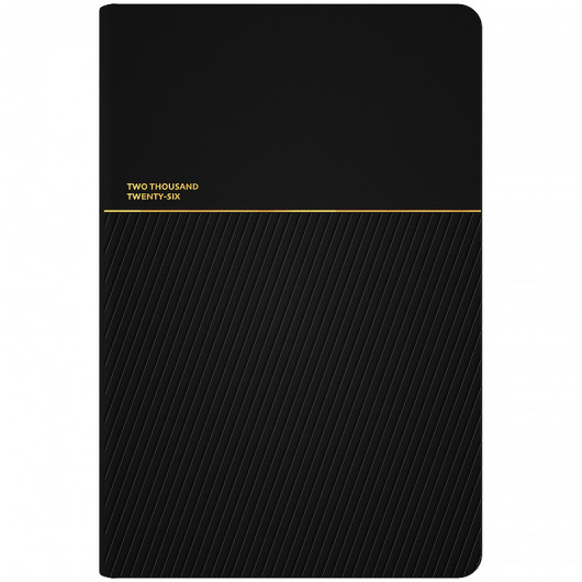Ежедневник  2026 Partner Traces, 145*210, черный Axent - фото 3