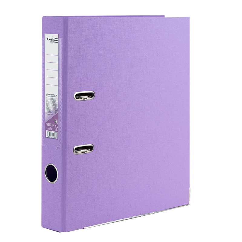 Регистратор 5см. А4 (PP), двусторонний, Pastelini, сиреневый Axent Delta - фото 2