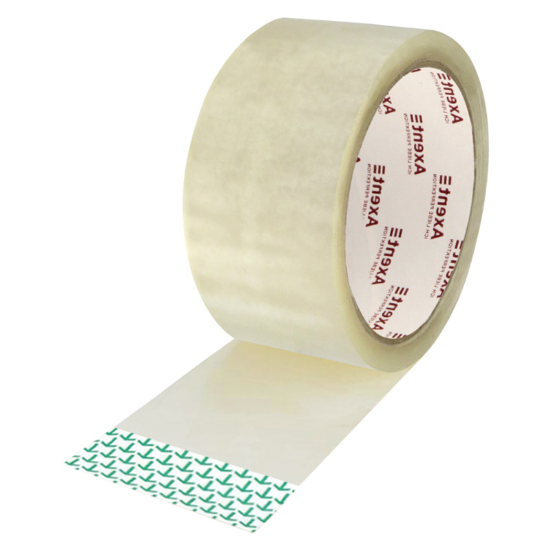 Клейка стрічка пакувальна прозора 48мм.*45,7м (50ярд) 45мк прозор. Axent — фото 1