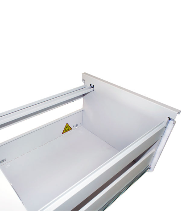 Шкаф картотечный, для подвесных файлов 4 ящика, (1335*495*602мм) метал., замок сер. УХЛ-МАШ - фото 4