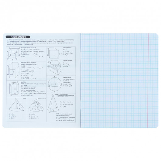 Зошит предметний 48 арк., кл., софт тач+УФ, Bright, геометрія (K25-240-11) Kite — фото 7