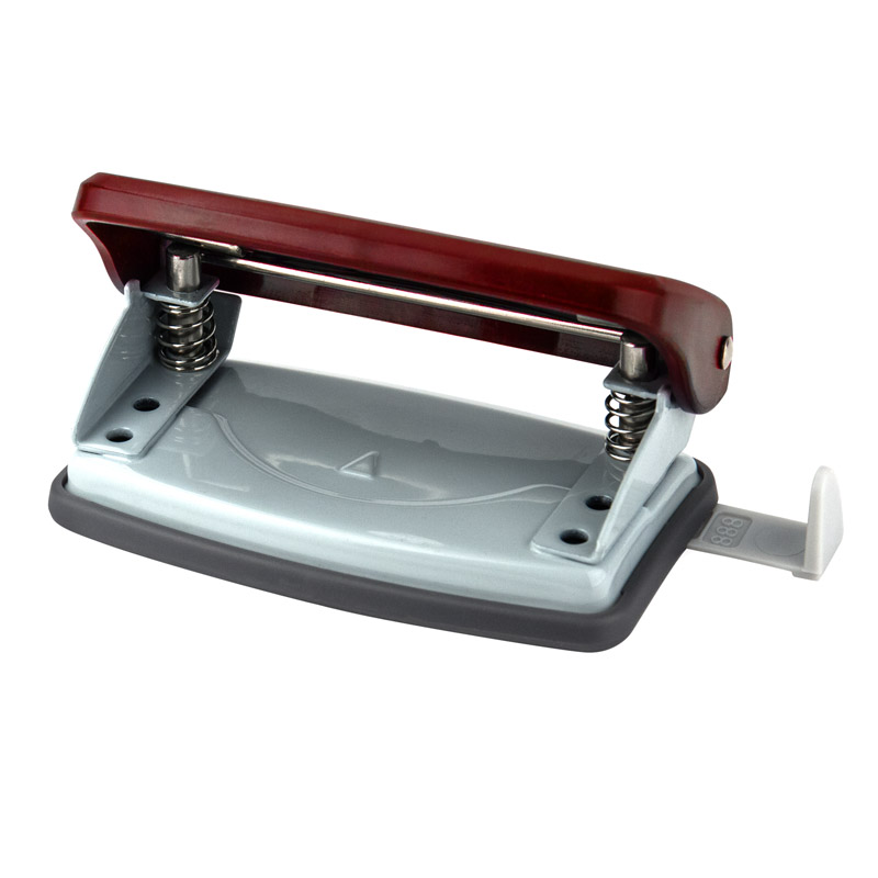 Дырокол на 2 отверстия, до 10 листов Welle-2, пластиковый, красн. Axent - фото 5