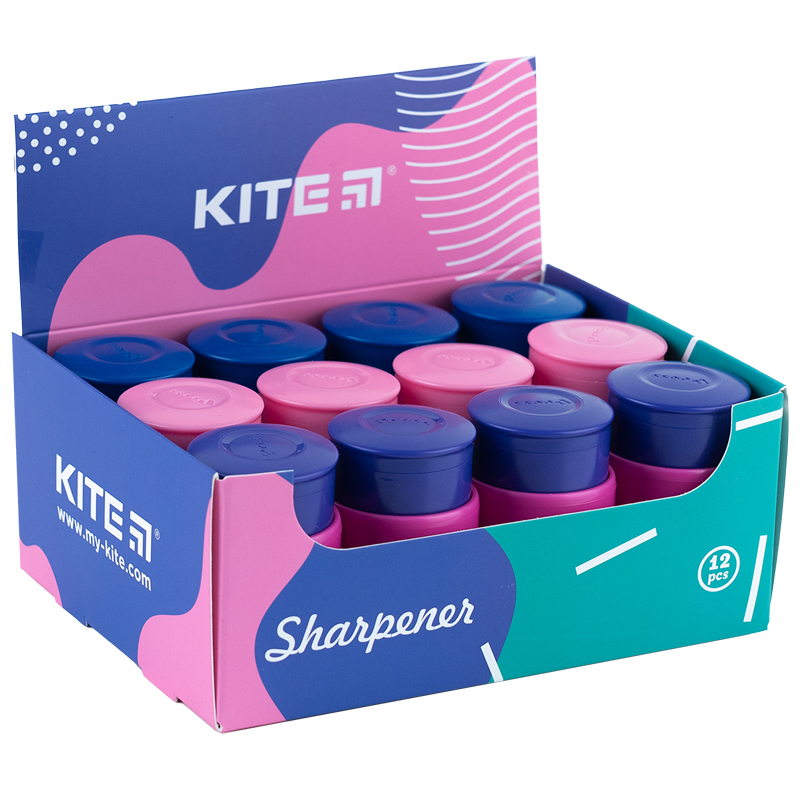 Точилка с контейнером Sunset, ассорти Kite - фото 8