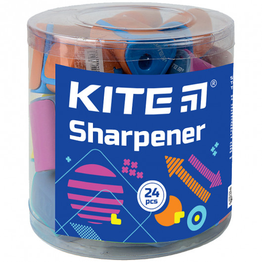 Точилка с контейнером Twist, ассорти Kite - фото 7
