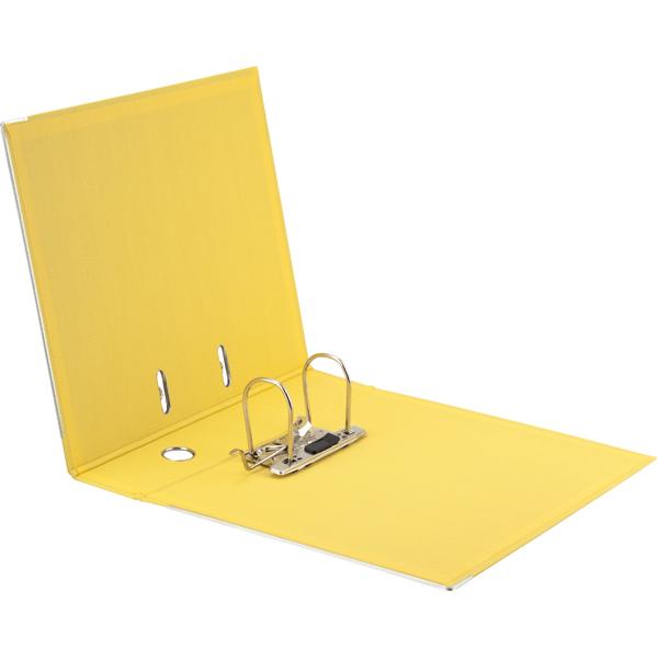 Регистратор 7,5см. А4 (PP двустороннее покрытие) Prestige, желт. Axent - фото 3