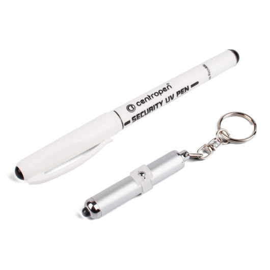 Маркер Security UV-Pen круглое острие 1мм., с фонариком Centropen - фото 3