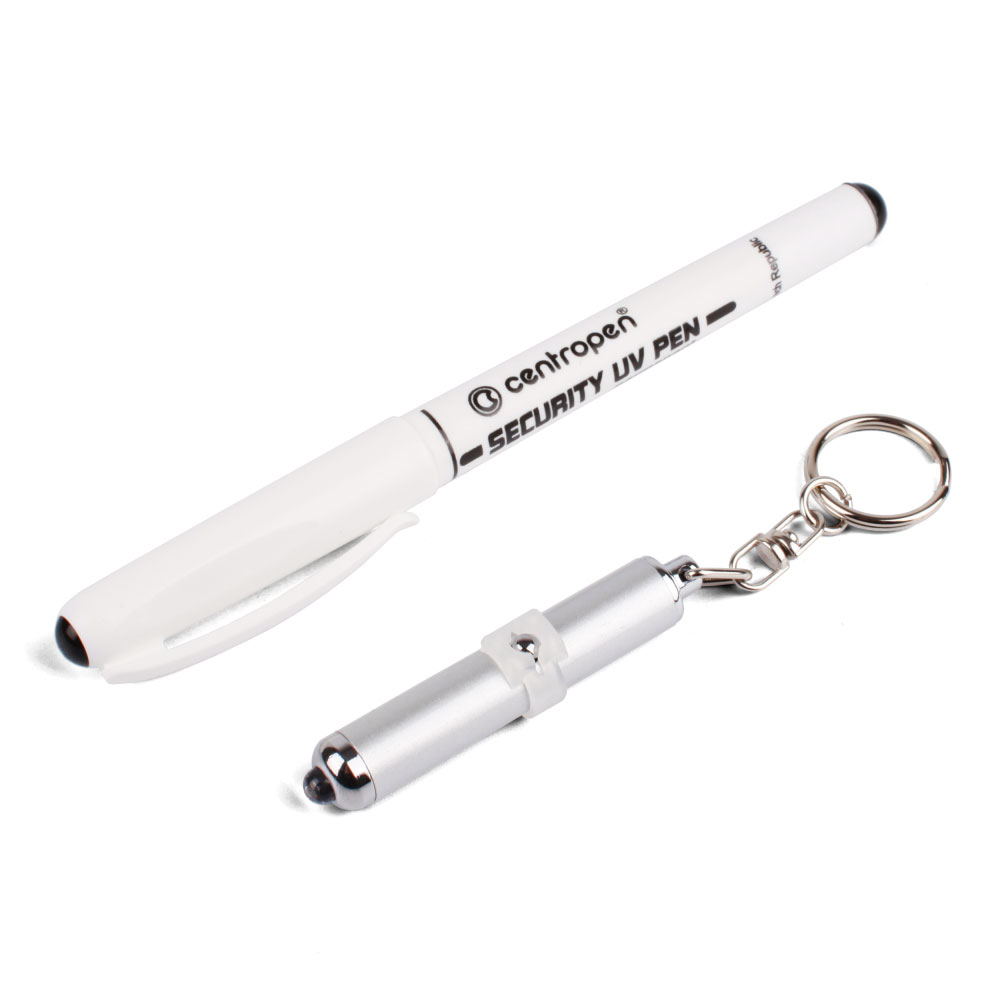 Маркер Security UV-Pen круглое острие 1мм., с фонариком Centropen - фото 3
