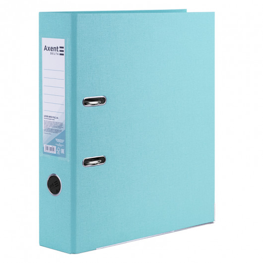 Регистратор 7,5см. А4 (PP) односторонний, Pastelini, бирюзовый Axent Delta - фото 2